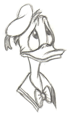 297x476 Donald Duck Sketch Disney - Donald Sketch