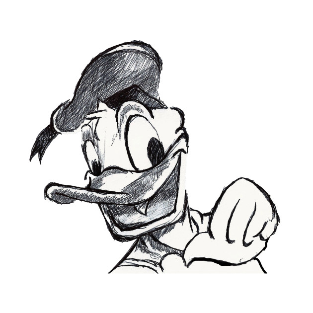 Donald Sketch at PaintingValley.com | Explore collection of Donald Sketch