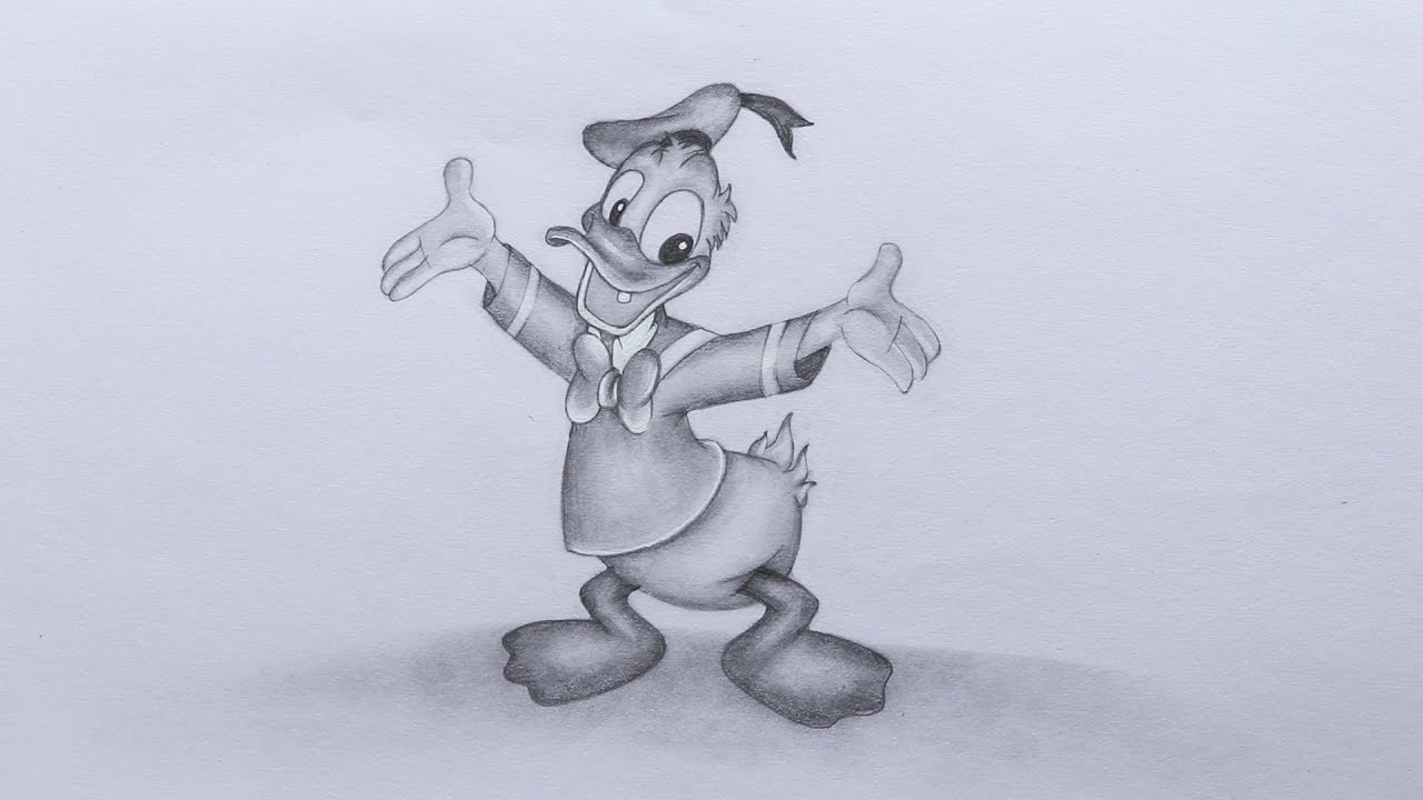 1280x720 How To Sketch - Donald Sketch