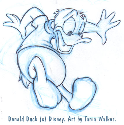 428x430 Sketch Donald Duck 1 By Animator - Donald Sketch