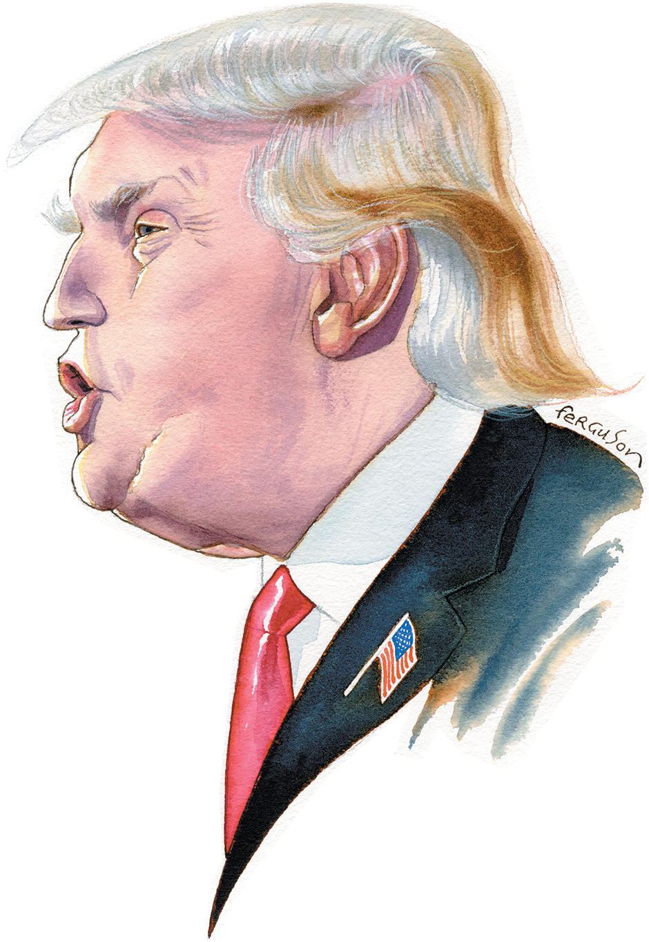 940x1363 Donald Trump Sketch Drawing Skill - Donald Trump Sketch