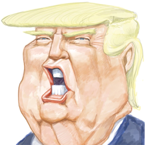 300x300 Drawing Trump - Donald Trump Sketch