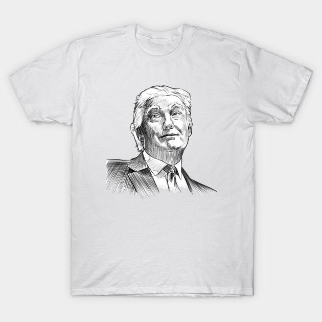 630x630 President Donald Trump Sketch T Shirt And Apparel - Donald Trump Sketch