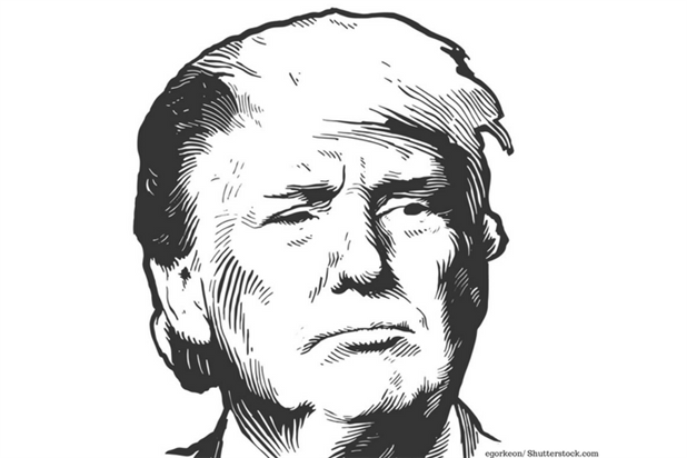 618x412 Trump And The Job Market - Donald Trump Sketch