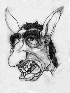 240x320 Sketch Book - Donkey Head Sketch