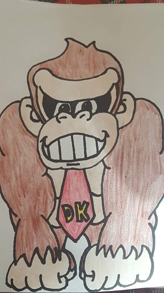 576x1024 Donkey Kong Drawing Mario Amino - Donkey Kong Sketch