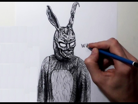 480x360 Drawing Donnie Darko Bunny Suit (Mask) - Donnie Darko Frank Sketch