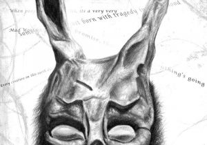 300x210 Frank Donnie Darko Drawing - Donnie Darko Frank Sketch
