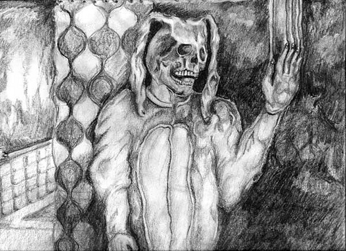 500x363 Calendar Frank From Donnie Darko Gangsta Wilson - Donnie Darko Frank Sketch