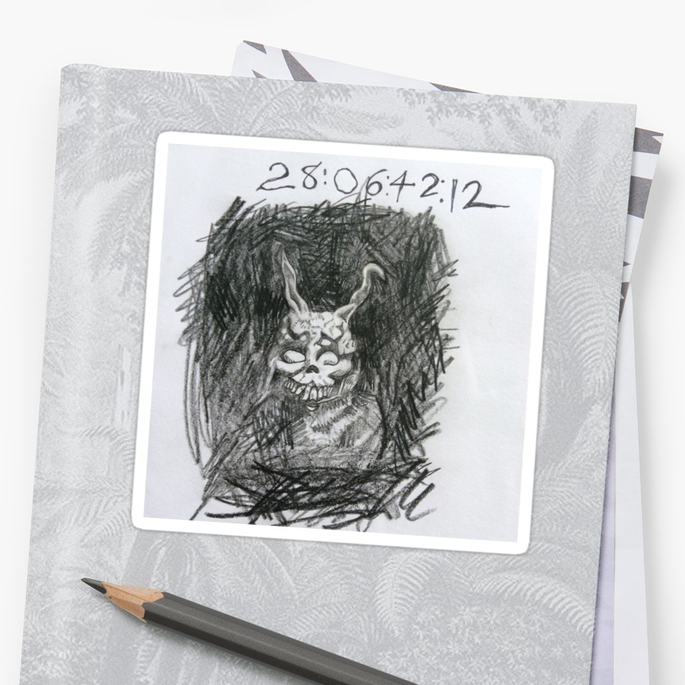 1000x1000 Frank - Donnie Darko Sketch