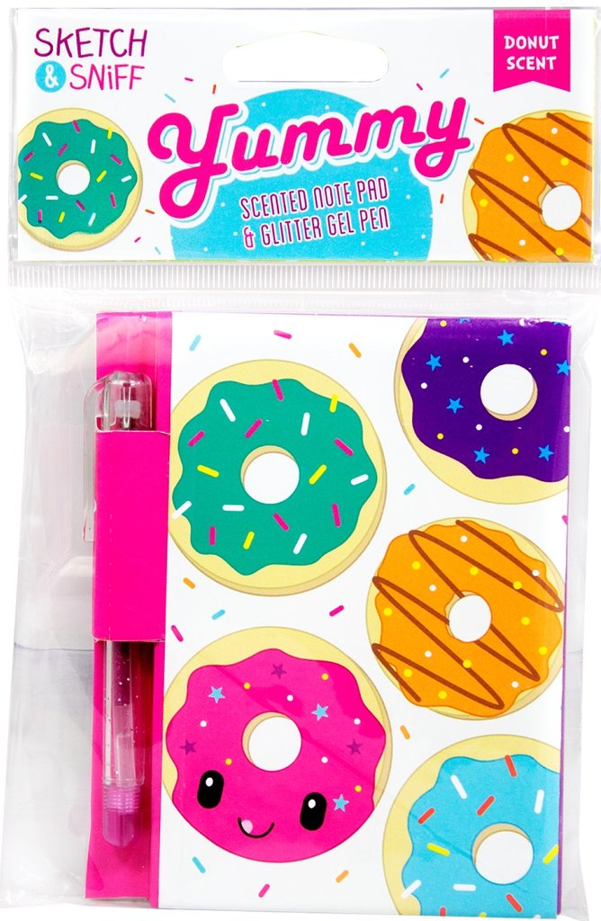 668x1024 Donut Scented Yummy Sketch Amp Sniff Note Pad Everythingsmells - Donut Sketch