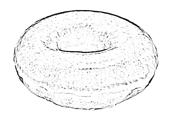 600x450 Donut Food Sketch - Donut Sketch