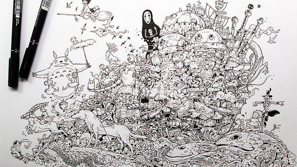 1010x568 Johnny Haru Sketch And Doodle Artist Kerby Rosanes - Doodle Art Sketch