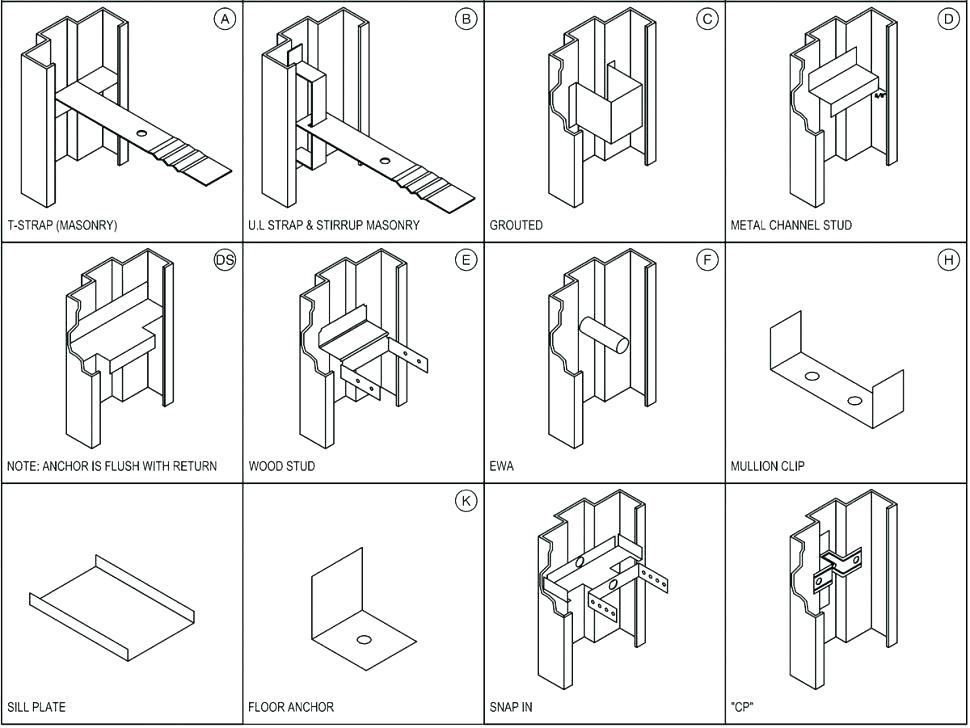 970x728 Steel Door Frame Anchors Lead Lined Hollow Metal Frames - Door Frame Sketch