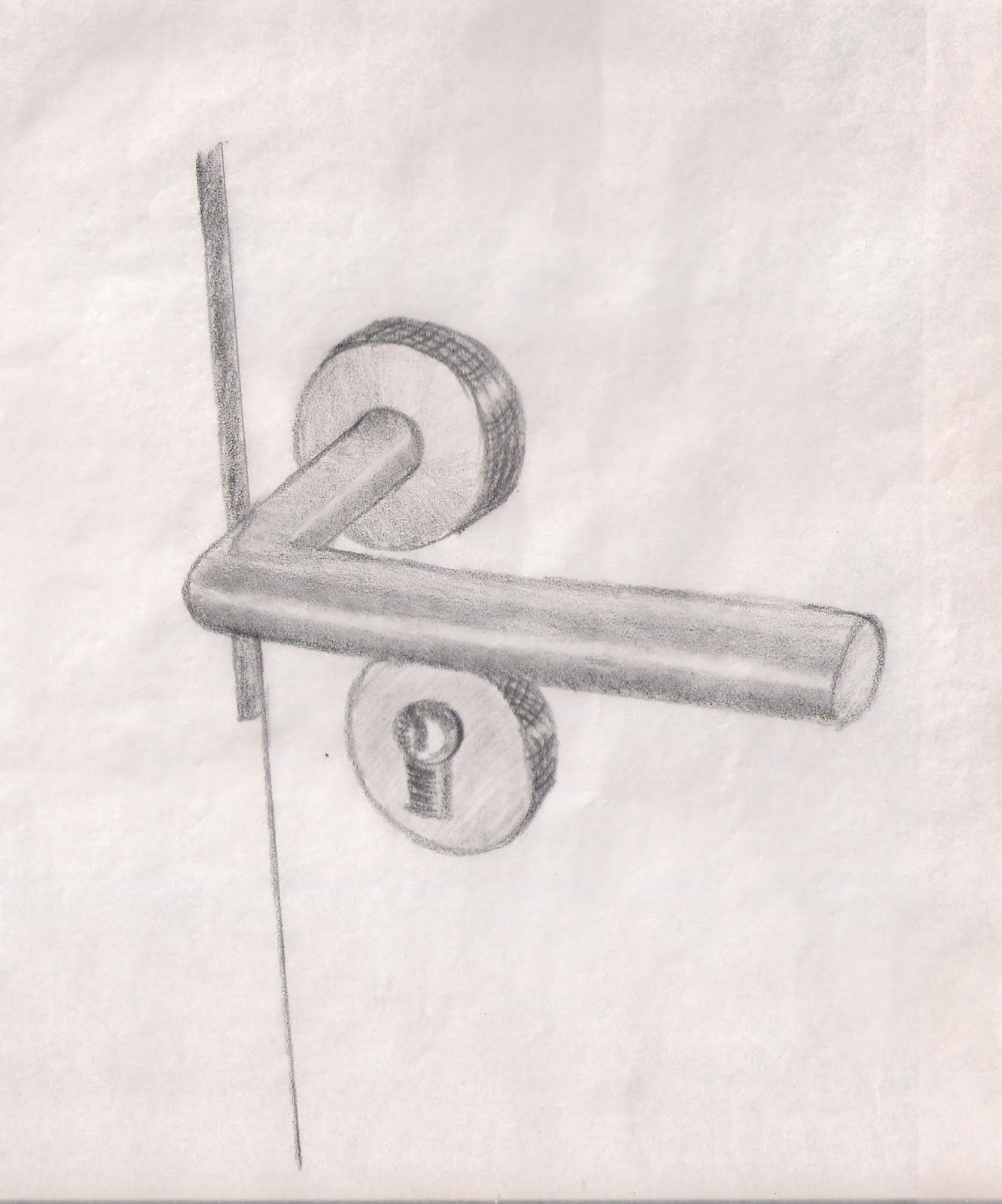1332x1600 Dedicated To My Fnbe Work Lol October 2010 - Door Knob Sketch