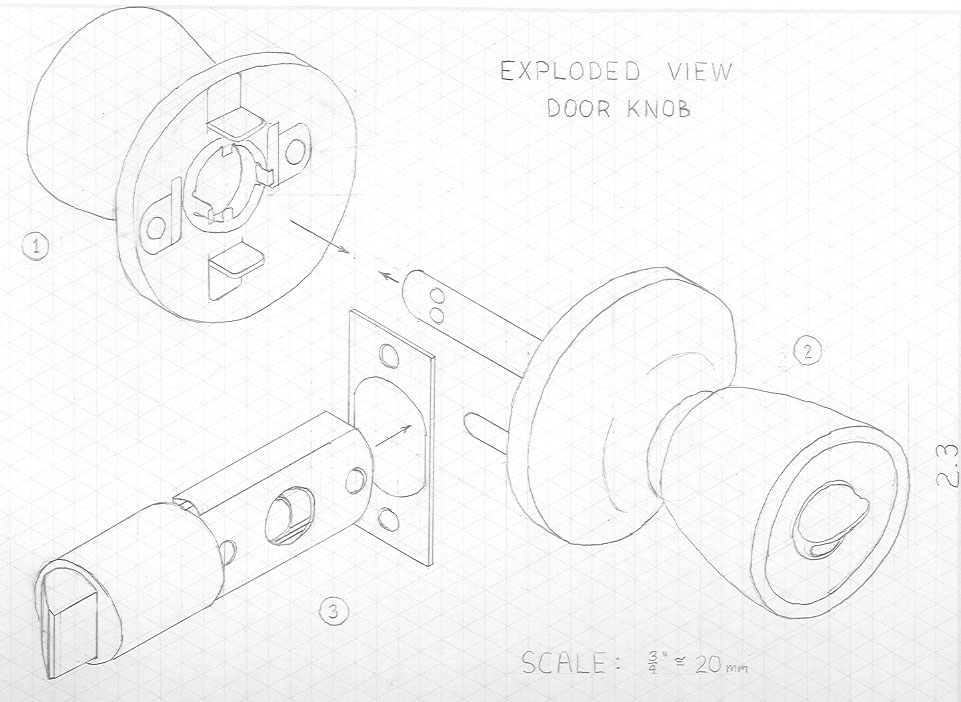 961x702 Dissection - Door Knob Sketch