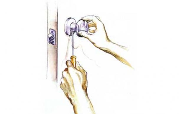 607x388 Removing An Interior Doorknob This Old House - Door Knob Sketch