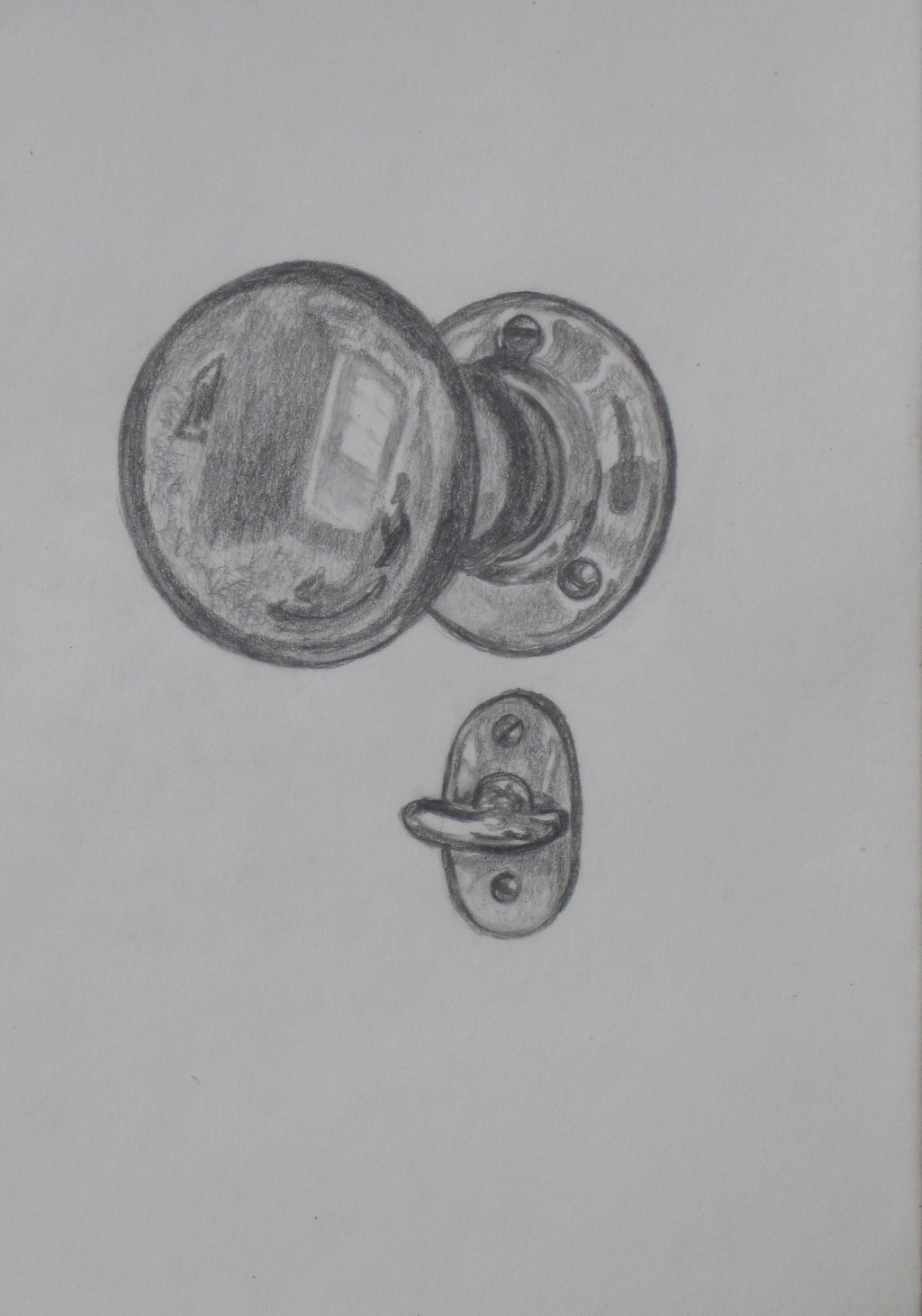 1024x1460 Sketch A Day 2011 July 12, 2011 - Door Knob Sketch