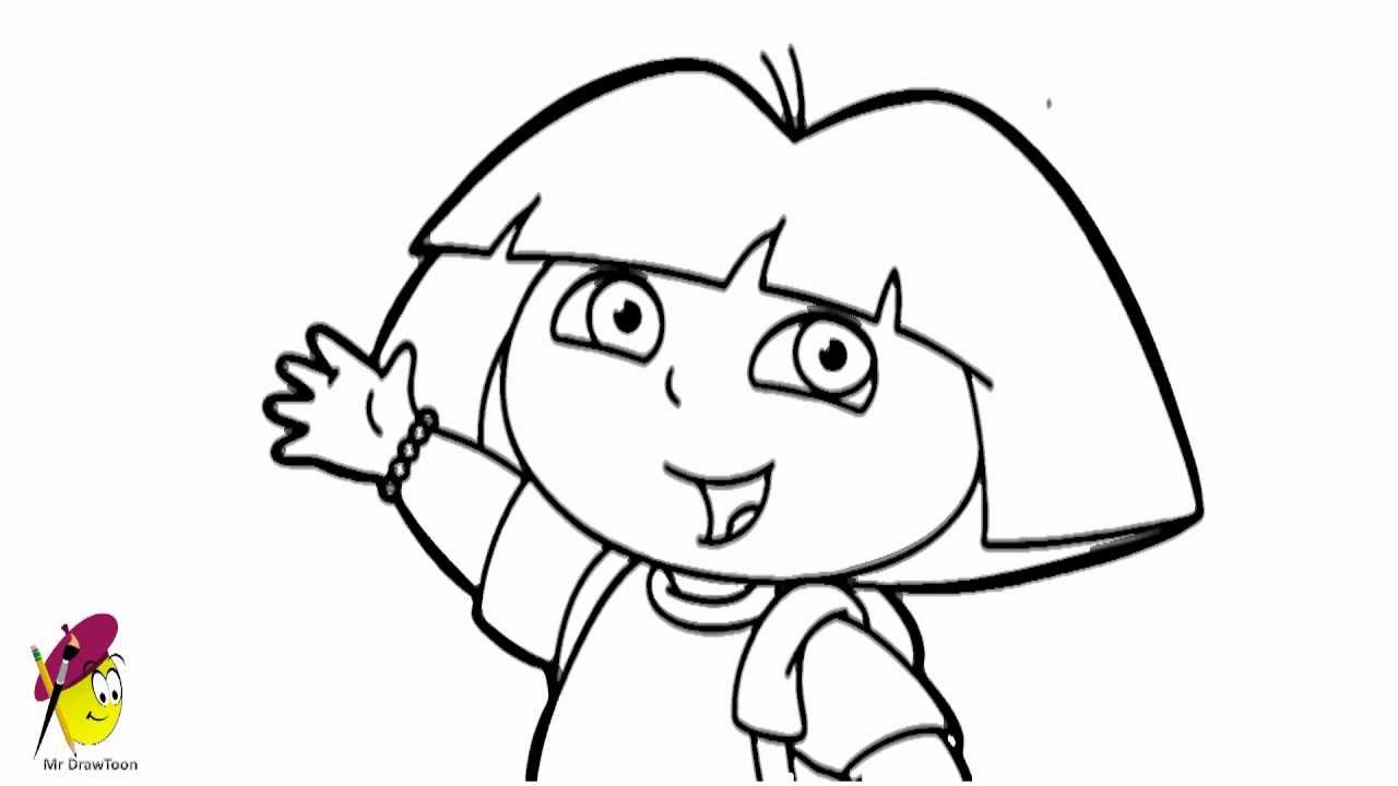 1280x720 How To Draw Dora The Explora - Dora Sketch