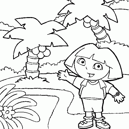 Dora The Explorer Sketch at PaintingValley.com | Explore collection of ...