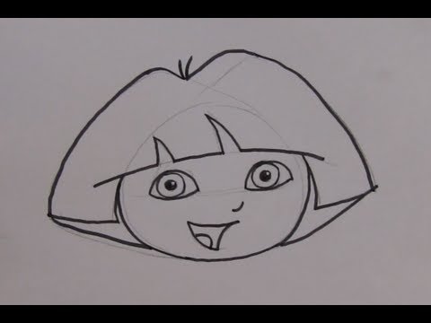 480x360 How To Draw Dora The Explorer Step By Step - Dora The Explorer Sketch
