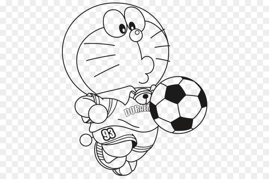 900x600 Thumb Finger Drawing Joint Hand - Doraemon Sketch