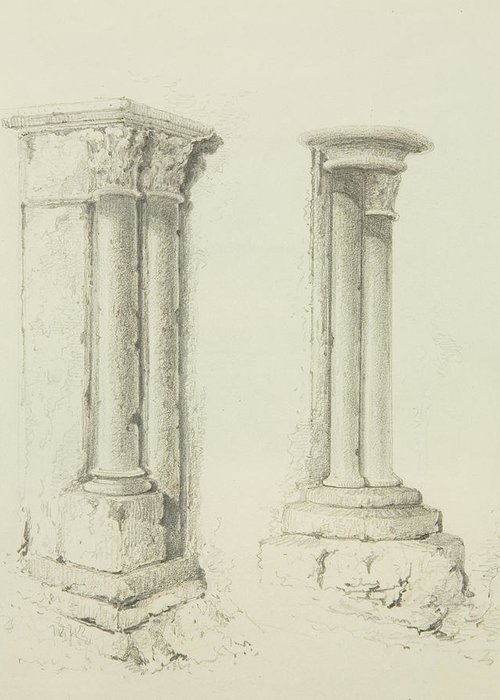 500x700 Doric Column Art Fine Art America - Doric Column Sketch