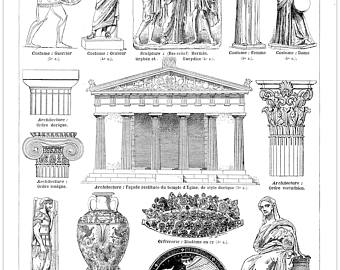 340x270 Doric Column Etsy - Doric Column Sketch