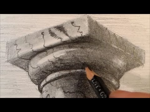 480x360 Drawing A Doric Column, Time Lapse - Doric Column Sketch