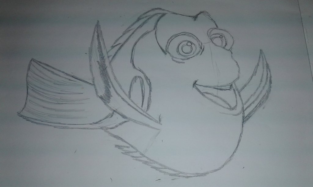 1024x614 Dory Sketch By Rosita66113 - Dory Sketch