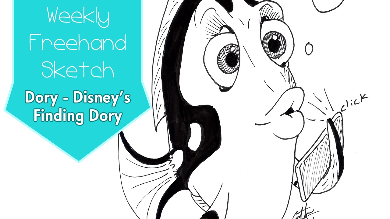 1280x720 Freehand 10 Min. Sketch - Dory Sketch