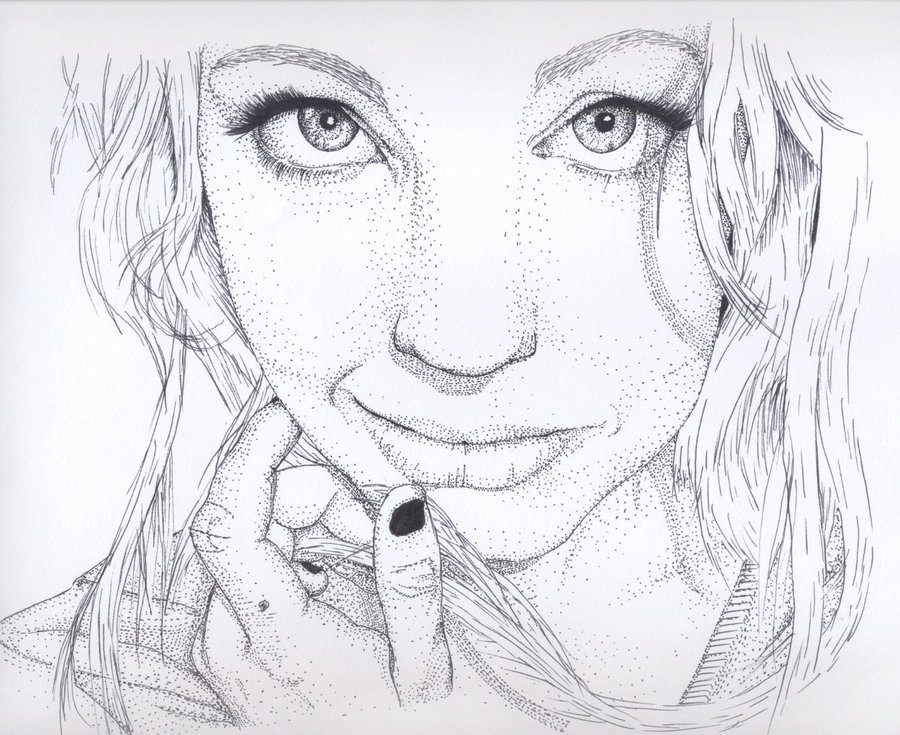 900x735 Rikki Lee Dot Sketch By Theyyy Made Me Do It - Dot Sketch