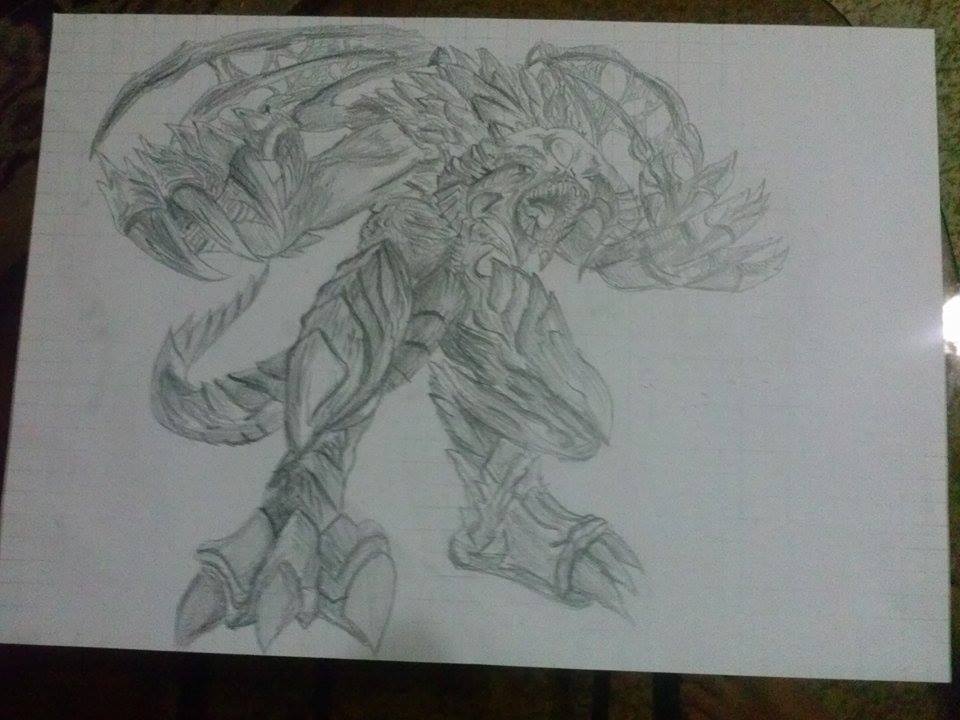960x720 Dota 2 Roshan Sketch By Sorcepk - Dota 2 Sketch