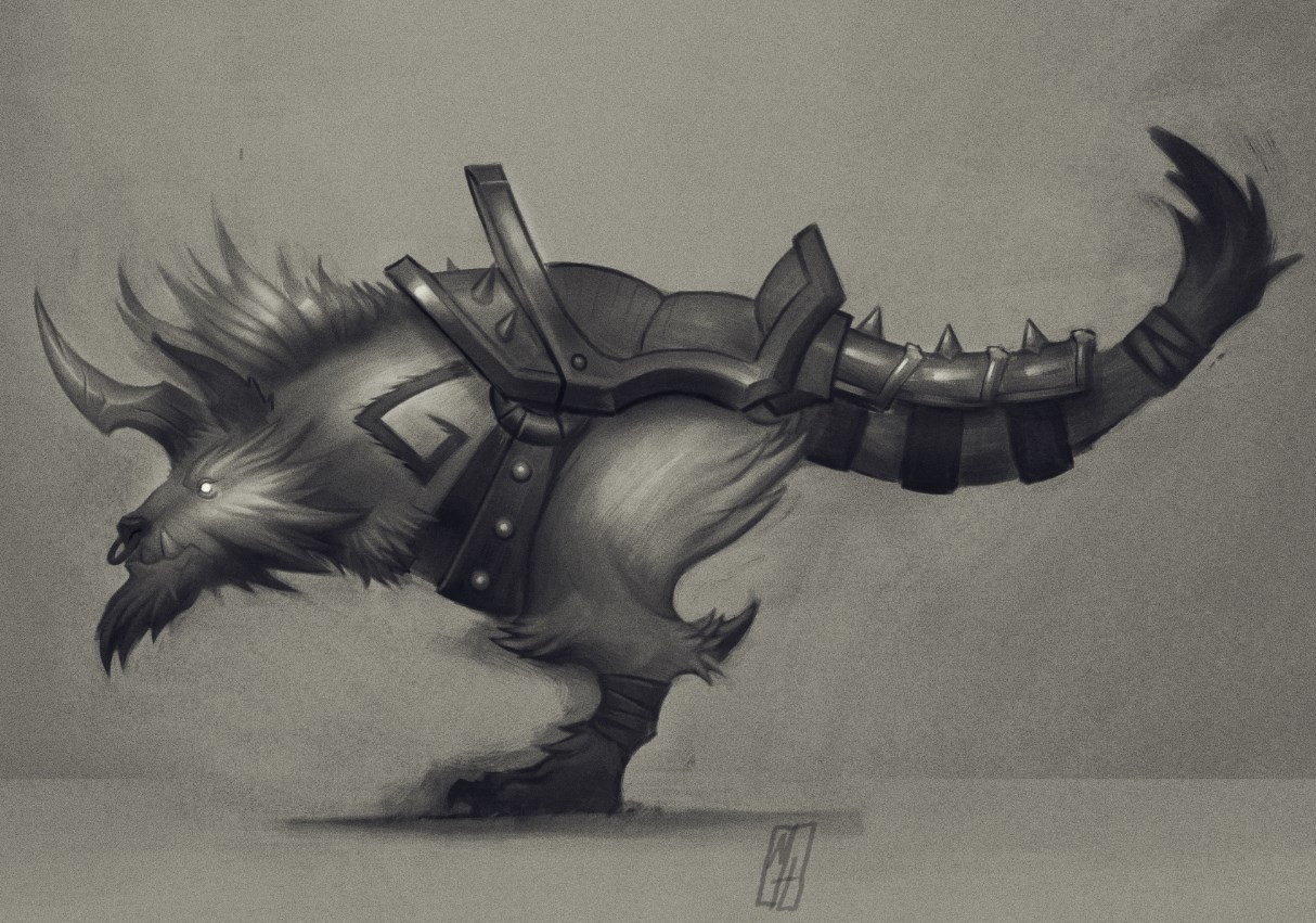 1214x851 Magno Husein - Dota 2 Sketch