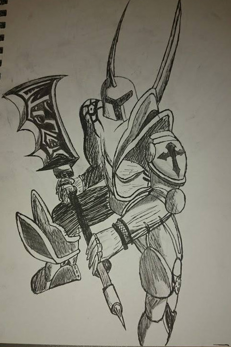 477x715 Teodor Bonev - Dota 2 Sketch