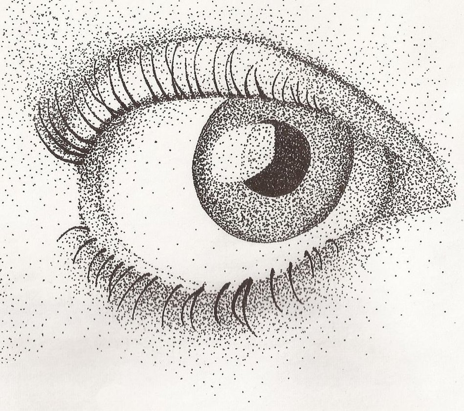 949x841 Dotted Eye Ac By Backslashwdm48 - Dotted Sketch