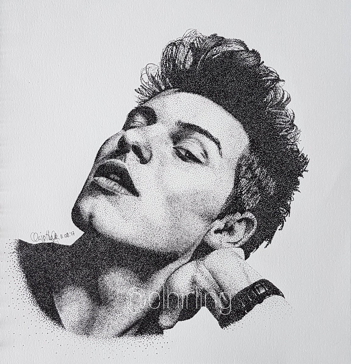 1155x1200 Shawn Mendes News On Twitter This Is Dotted Drawing Of - Dotted Sketch