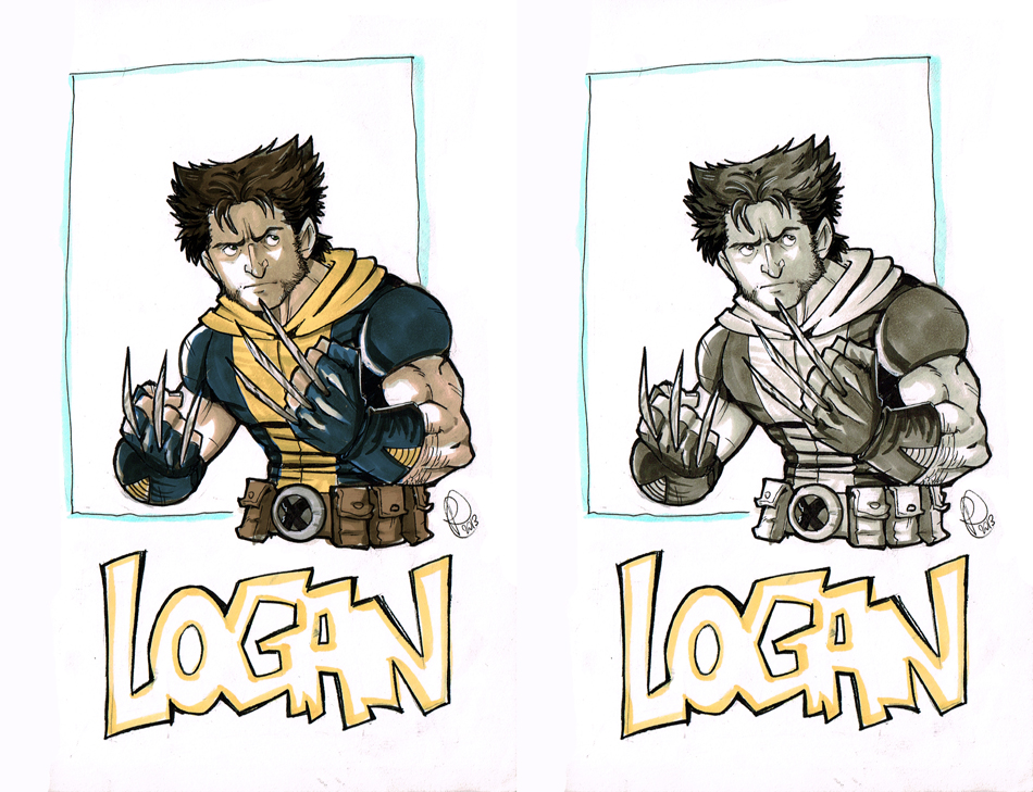 950x729 Logan Double Sketch By Renny08 - Double Sketch