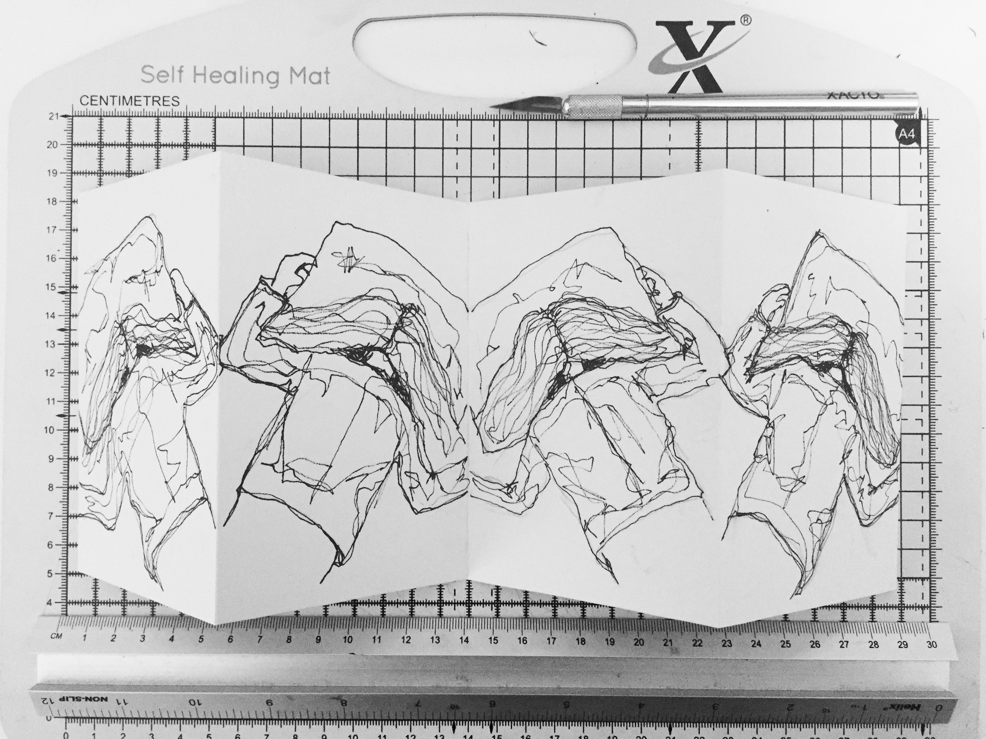 3264x2446 Time, Space And Memory Katie Moore - Double Sketch