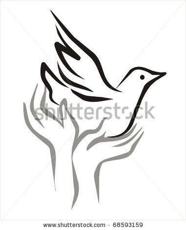 381x470 Dove Drawing Dove Bird Sketch - Dove Bird Sketch