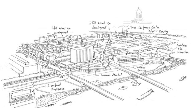 622x352 Josh Bergeron After Master Plan, What Now For Downtown Frankfort - Downtown Sketch