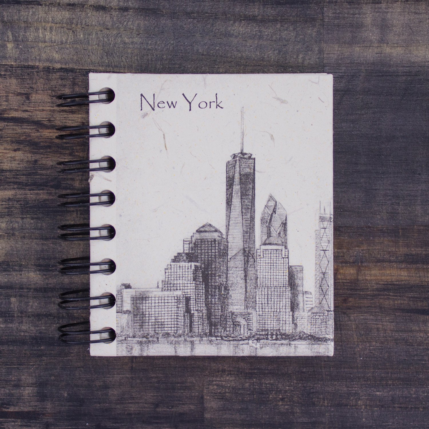1500x1500 Mr. Ellie Pooh Handmade Fair Trade Gifts Small Notebook Nyc - Downtown Sketch