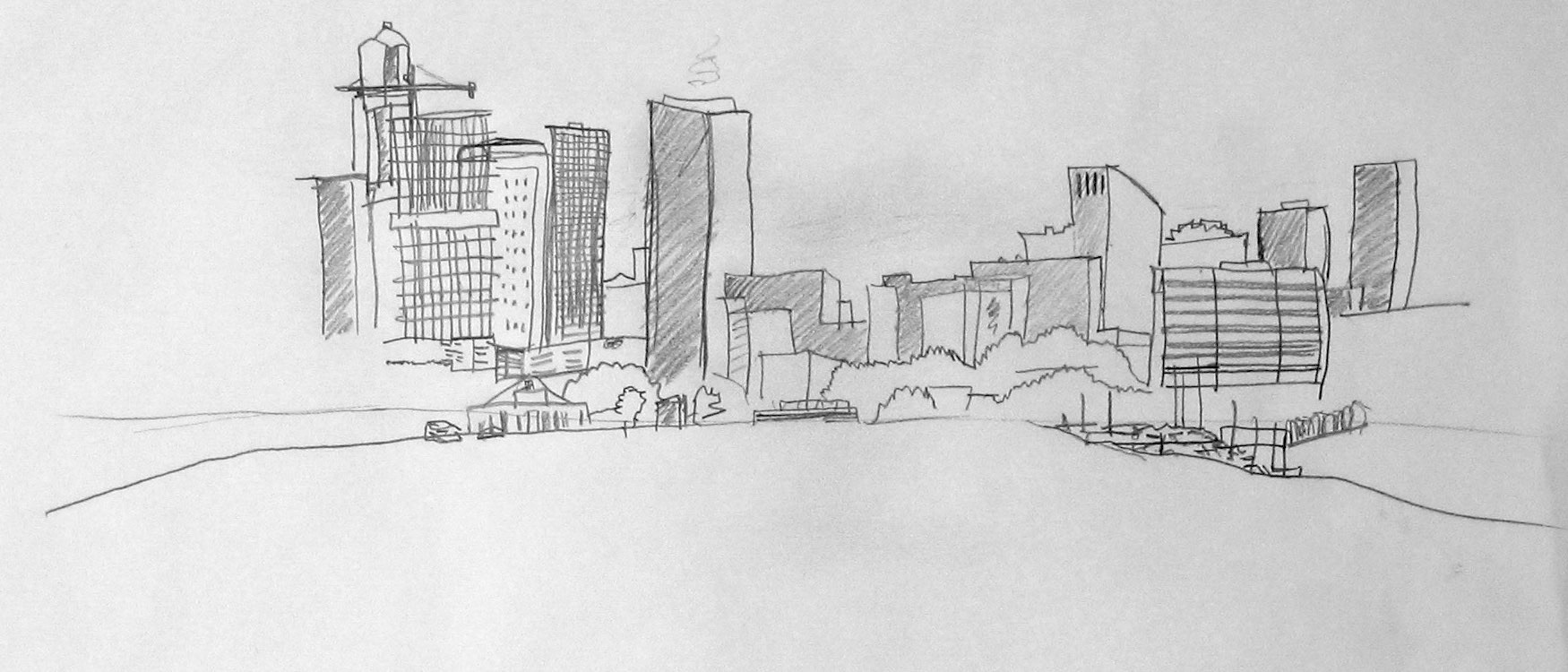 1750x750 Sketches Jason Tyde, Architect - Downtown Sketch