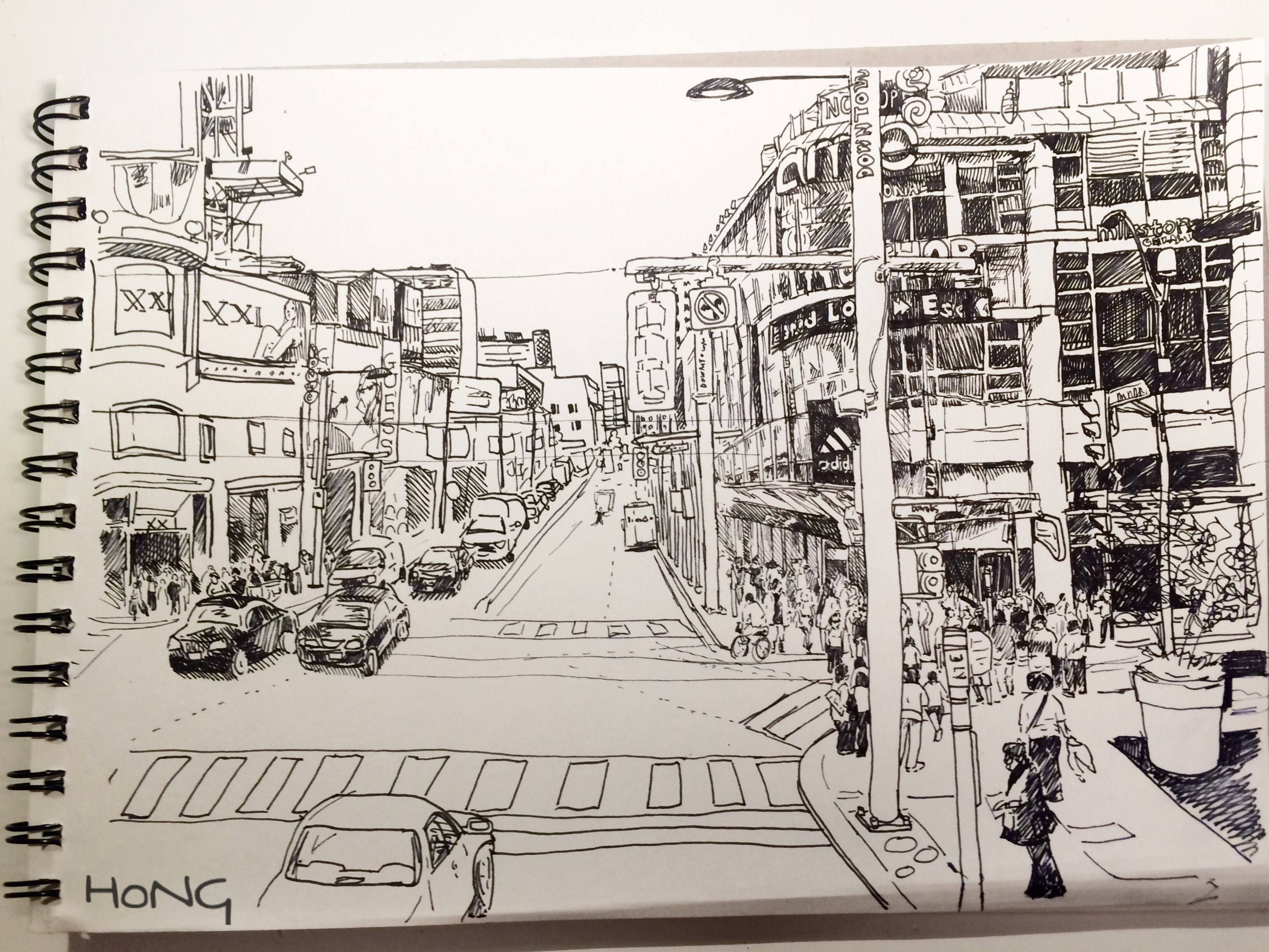 3264x2448 Downtown Sketch - Downtown Sketch