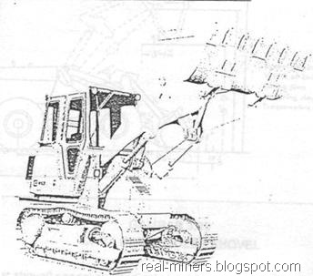 344x303 Dozer Shovel Mining - Dozer Sketch