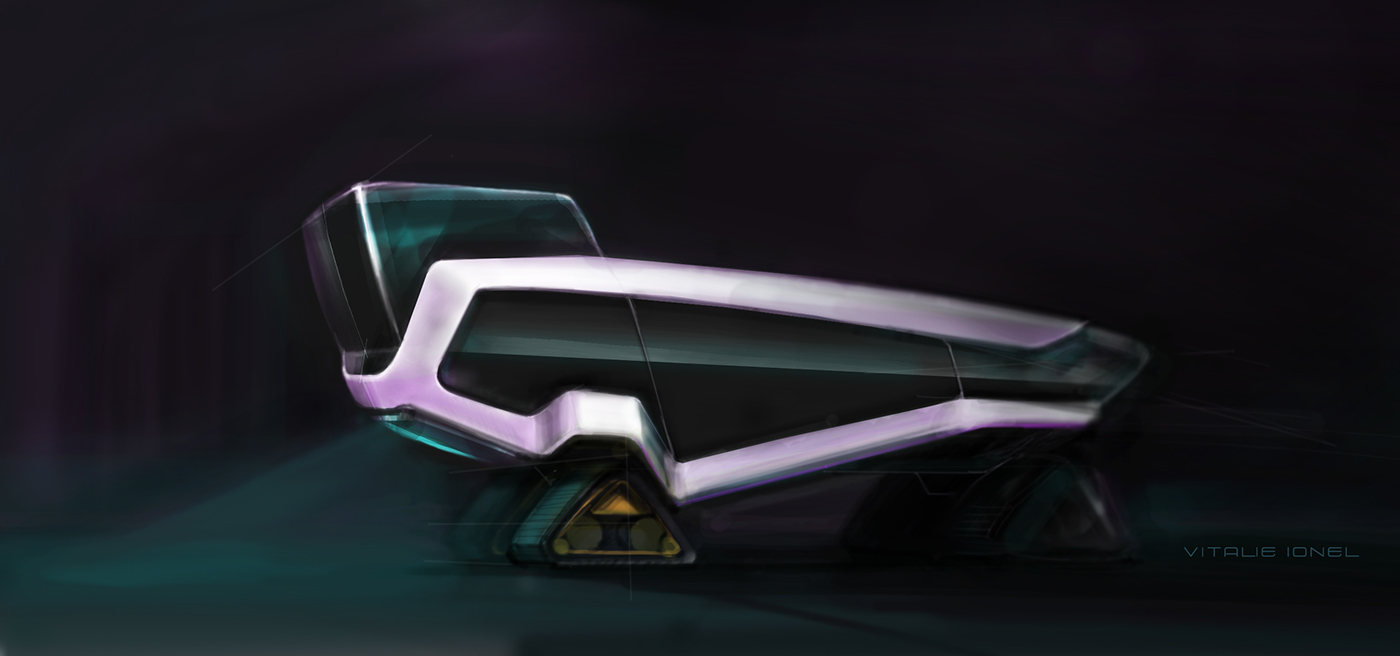 1400x656 Dozer Sketch On Behance - Dozer Sketch