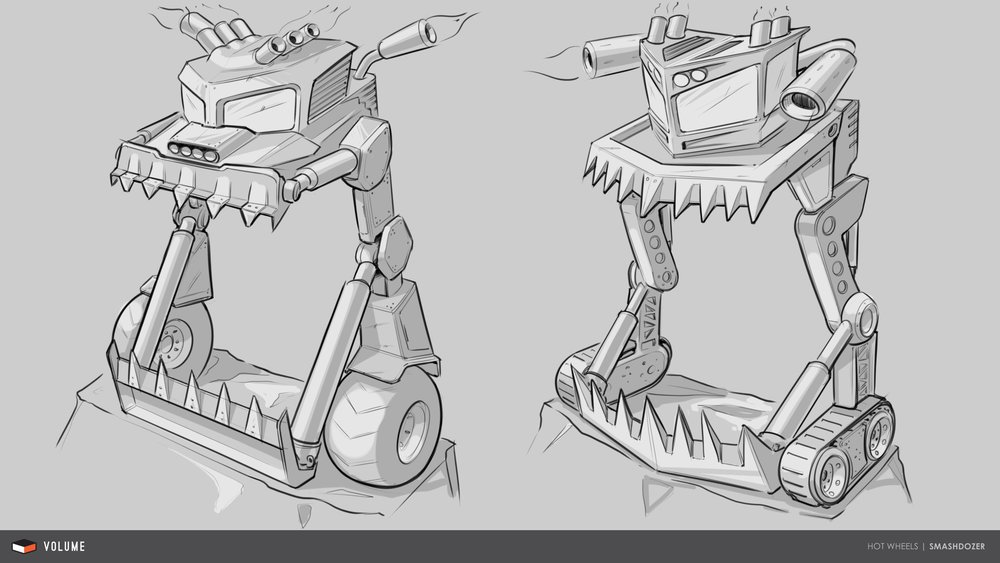 1000x563 Smash Dozer Volume Studios - Dozer Sketch