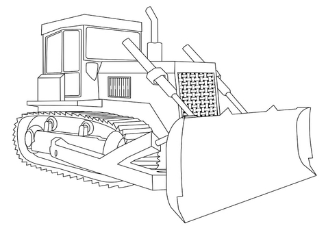 Dozer Sketch at PaintingValley.com | Explore collection of Dozer Sketch