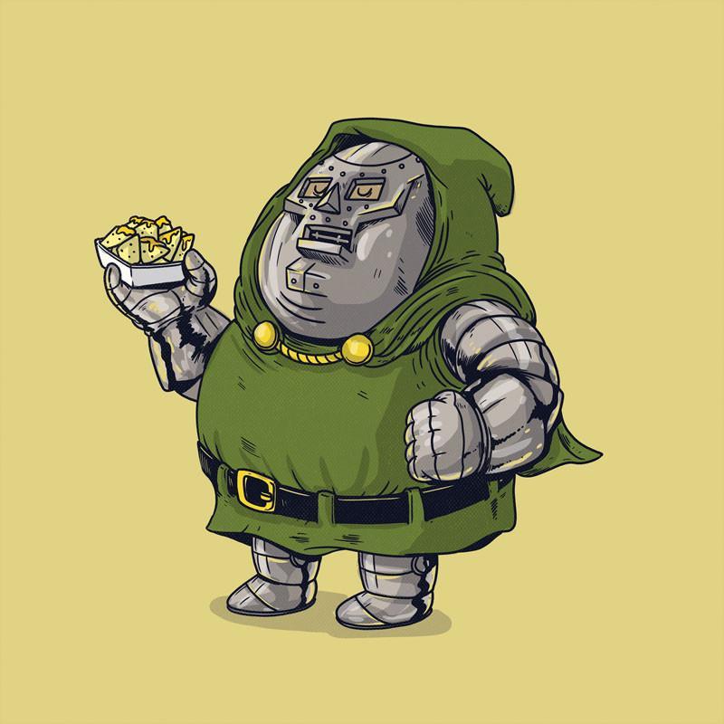 800x800 The Famous Chunkies Dr. Doom By Alex Solis Iam8bit - Dr Doom Sketch