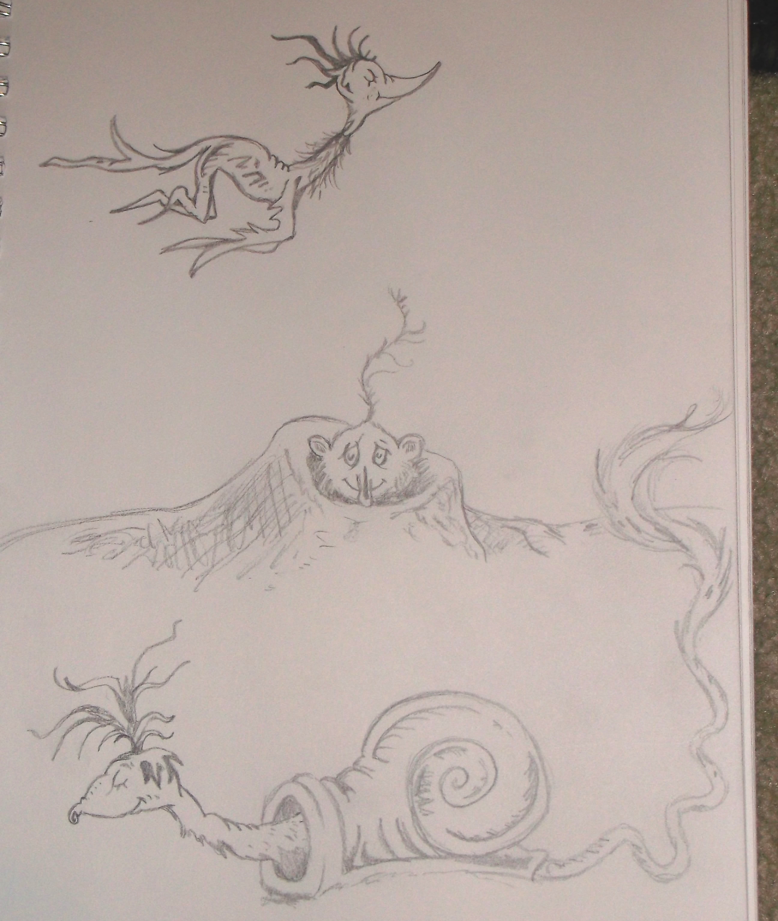 2592x3066 Sketching Some Dr. Seuss A Drip Of Truth - Dr Seuss Sketches
